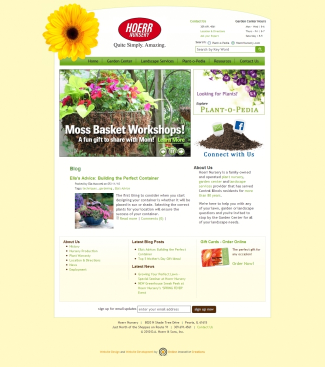 Lawn and Garden Web Design Peoria IL