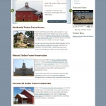 Timber Frame Home Builder Web Design Peoria IL